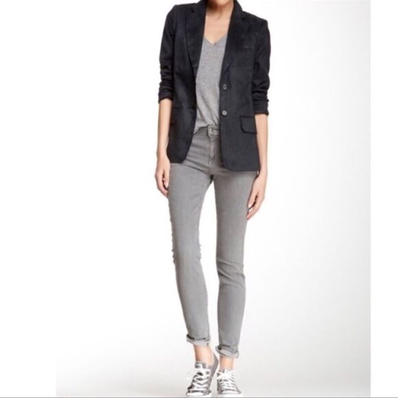 Joe’s Grey Chelsea Fit Skinny Midrise Jeans Sz 25 - Picture 5 of 14